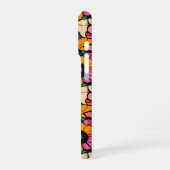 Personalisiertes, fantastisches Retro-Muster iPhone Hülle (Linke Seite)