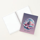 Personalisiertes Fantasy Castle Notebook für Mädch Notizblock (Innenseite)