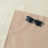 Personalisiertes Farbblock-Rosa Strandtuch (Beispiel)