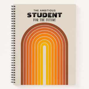 Personalisiertes farbenfrohes Notizbuch