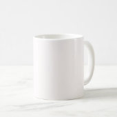 Personalisiertes Farbflorenmonogramm Letter Y Kaffeetasse (VorderseiteRechts)