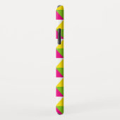 Personalisiertes, farbiges Dreiecke-Muster Case-Mate iPhone Hülle (Hinten/Rechts)