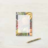 Personalisiertes, farbiges Feld für die Gesundheit Post-it Klebezettel (Auf Schreibtisch)