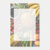 Personalisiertes, farbiges Feld für die Gesundheit Post-it Klebezettel (Vorderseite)