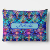 Personalisiertes, farbiges, gefestigtes Glas Zubehörtasche (Vorderseite)