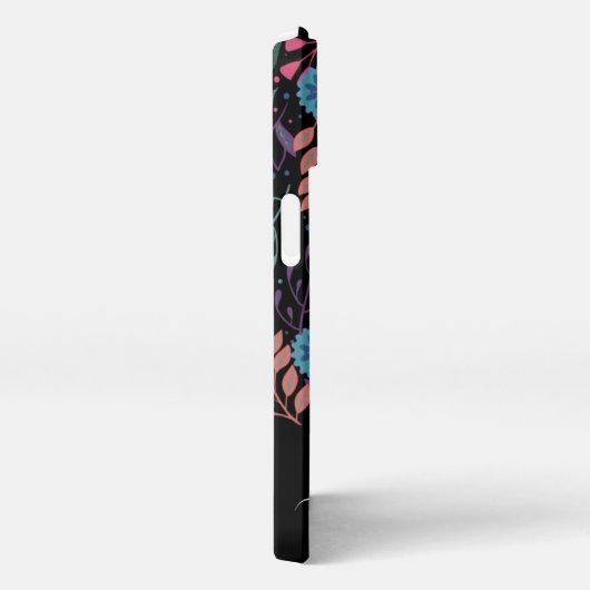 Personalisiertes, farbiges Muster iPhone Hülle (Rechte Seite)