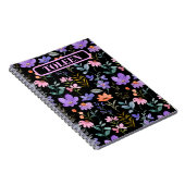 Personalisiertes, farbiges Muster Notizblock (Rechte Seite)