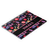 Personalisiertes, farbiges Muster Notizblock (Linke Seite)