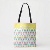 Personalisiertes, farbiges Muster Tasche (Vorderseite)