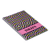 Personalisiertes, farbiges MusterNotebook Notizblock (Rechte Seite)