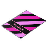 Personalisiertes, farbiges MusterNotebook Notizblock (Linke Seite)