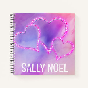 Personalisiertes farbiges Notizbuch