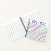 Personalisiertes farbiges Notizbuch (Innenseite)