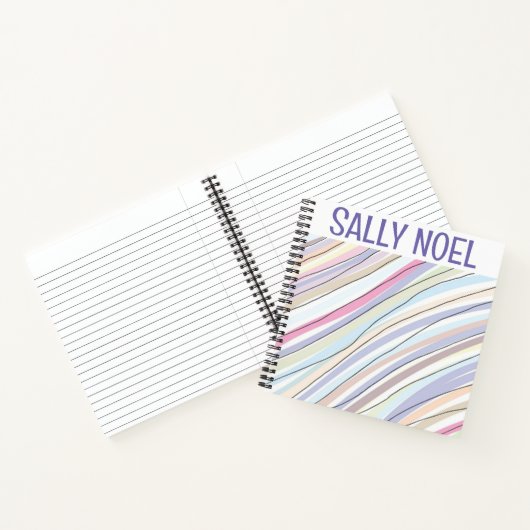 Personalisiertes farbiges Notizbuch (Innenseite)