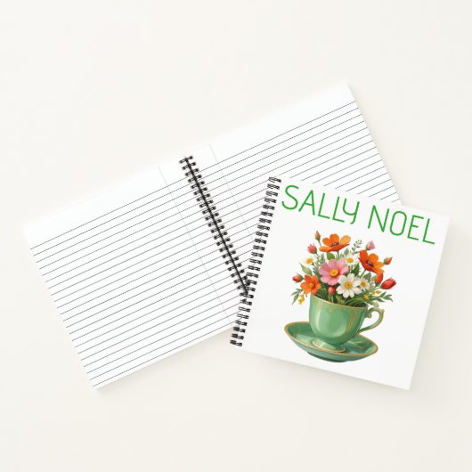 Personalisiertes farbiges Notizbuch (Innenseite)