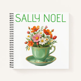 Personalisiertes farbiges Notizbuch