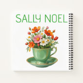 Personalisiertes farbiges Notizbuch (Rückseite)