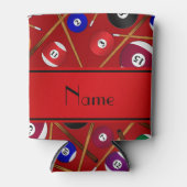 Personalisiertes, farbiges Poolmuster Dosenkühler (Vorderseite)