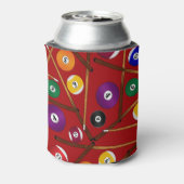 Personalisiertes, farbiges Poolmuster Dosenkühler (Kanne Rückseite)