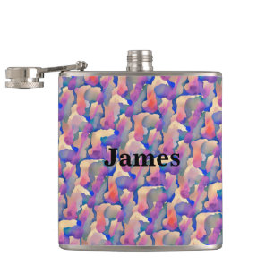 Personalisiertes Farbmuster Flachmann