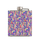 Personalisiertes Farbmuster Flachmann (Rückseite)