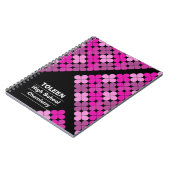 Personalisiertes Farbmuster Notizblock (Linke Seite)