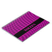 Personalisiertes Farbmuster Notizblock (Linke Seite)