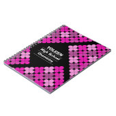 Personalisiertes Farbmuster Notizblock (Linke Seite)