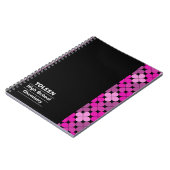 Personalisiertes Farbmuster Notizblock (Linke Seite)