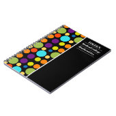 Personalisiertes Farbmuster Notizblock (Linke Seite)