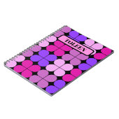 Personalisiertes Farbmuster Notizblock (Linke Seite)