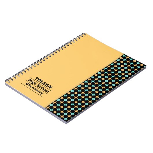 Personalisiertes Farbmuster Notizblock (Linke Seite)