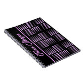 Personalisiertes Farbmuster Notizblock (Rechte Seite)