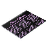 Personalisiertes Farbmuster Notizblock (Linke Seite)