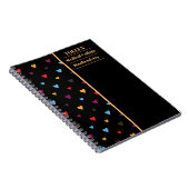 Personalisiertes Farbmuster Notizblock (Rechte Seite)