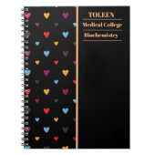 Personalisiertes Farbmuster Notizblock (Vorderseite)