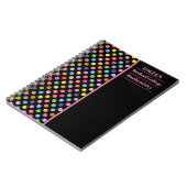 Personalisiertes Farbmuster Notizblock (Linke Seite)