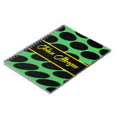 Personalisiertes Farbmuster Notizblock (Linke Seite)