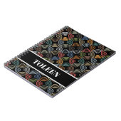 Personalisiertes Farbmuster Notizblock (Linke Seite)