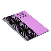 Personalisiertes Farbmuster Notizblock (Rechte Seite)