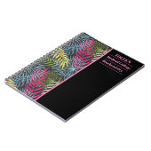 Personalisiertes Farbmuster Notizblock (Linke Seite)