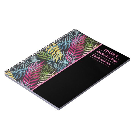 Personalisiertes Farbmuster Notizblock (Linke Seite)