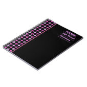 Personalisiertes Farbmuster Notizblock (Linke Seite)