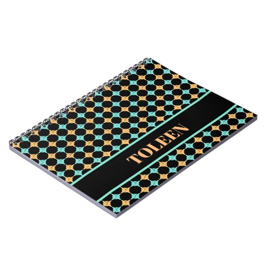 Personalisiertes Farbmuster Notizblock (Linke Seite)