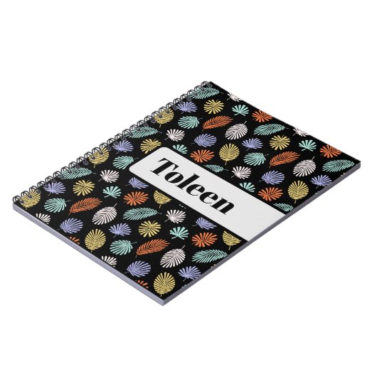 Personalisiertes Farbmuster Notizblock (Linke Seite)