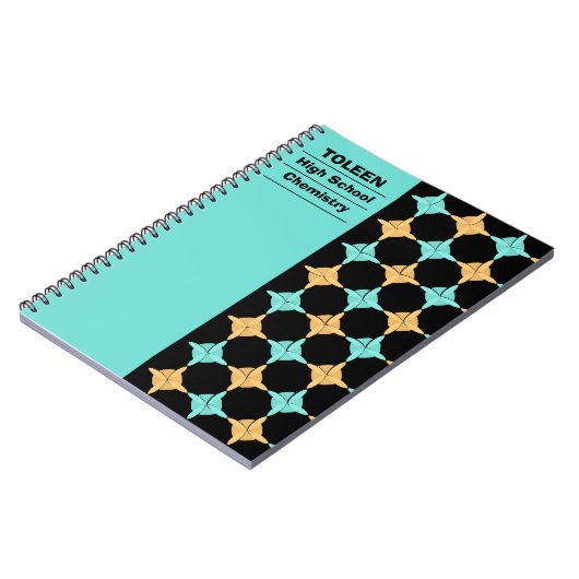 Personalisiertes Farbmuster Notizblock (Linke Seite)