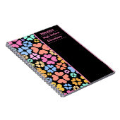 Personalisiertes Farbmuster Notizblock (Rechte Seite)