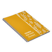 Personalisiertes Farbmuster Notizblock (Rechte Seite)