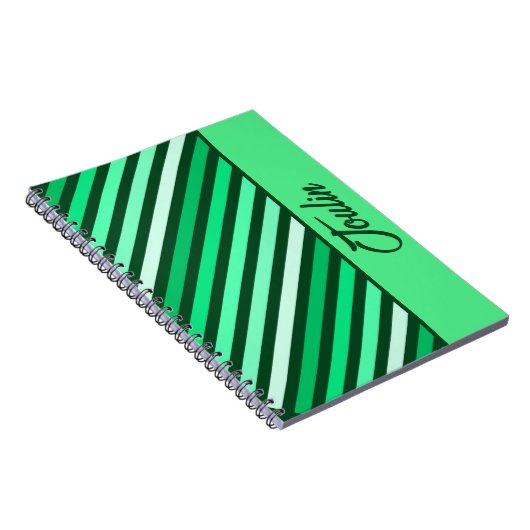 Personalisiertes Farbmuster Notizblock (Rechte Seite)