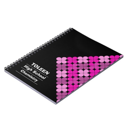 Personalisiertes Farbmuster Notizblock (Linke Seite)